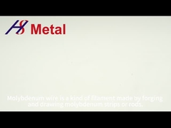 HS alambre de tungsteno puro W1 hebras alambre de calentamiento 99,95% de tungsteno alambre de tungsteno de filamento retorcido 4 mm